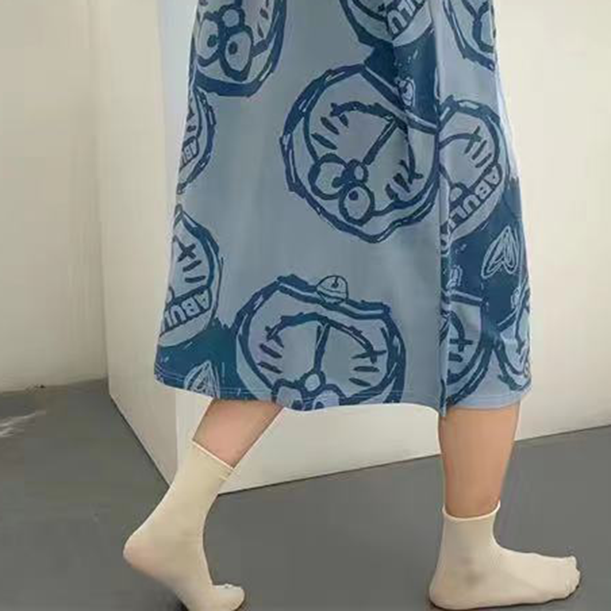 Modern Chic All-Season Sweet Feminine Summer Women 's Short  Sleeve Sleep Dress | Color: Style 1 | Image 3