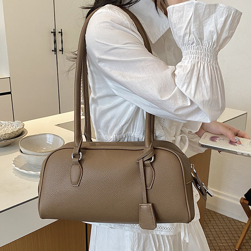 Modern Chic All-Season PU/Artificial Leather/Microfiber Leather Women's Shoulder Bags Underarm Bags | Color: Grey | Image 1