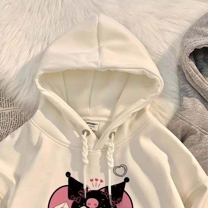 Modern Chic All-Season Casual Sporty Autumn Girls' Hoodie, Ages 4-14 | Color: Apricot | Image 1