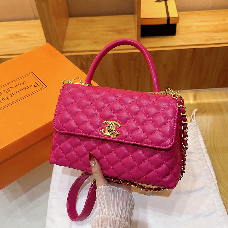 Modern Chic All-Season PU/Artificial Leather/Microfiber Leather Women's Handbags Other Bags | Color: Rose | Image 3