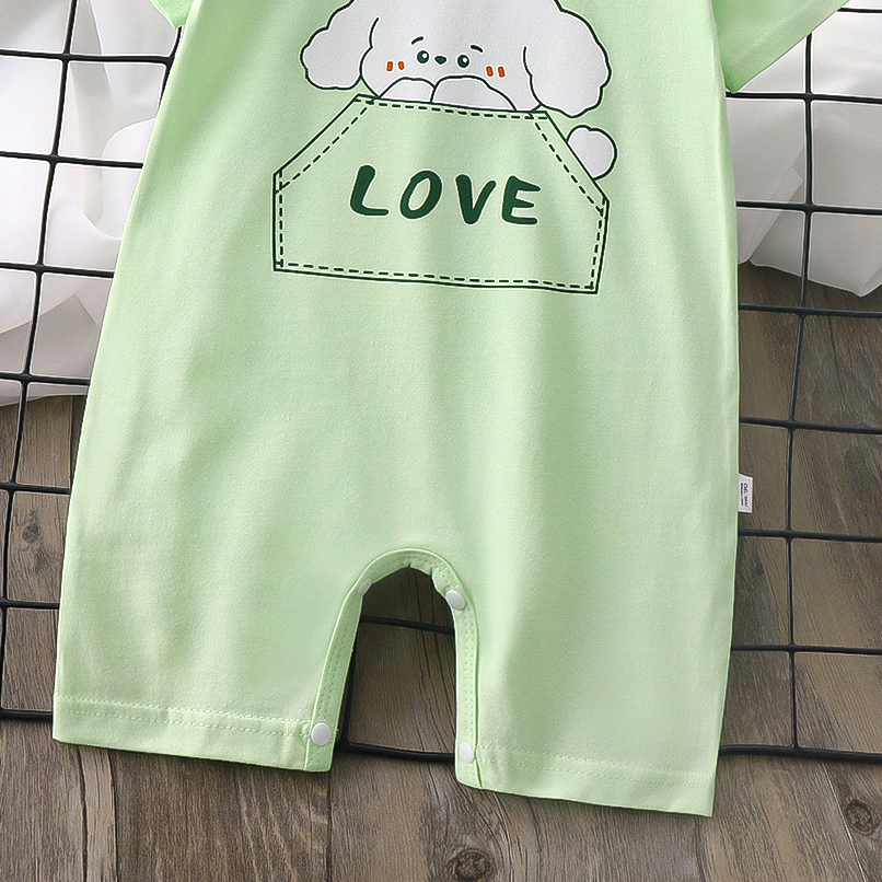 Minimalist Summer Unisex Baby Jumpsuit, Ages 1-24 Months | Color: Style 3 | Image 2