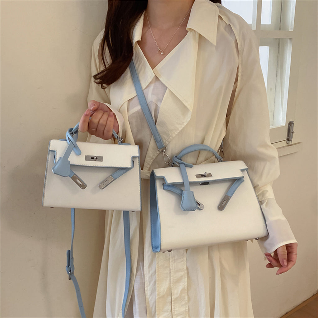 Modern Chic All-Season PU/Artificial Leather/Microfiber Leather Women's Handbags Other Bags | Color: Blue | Image 1