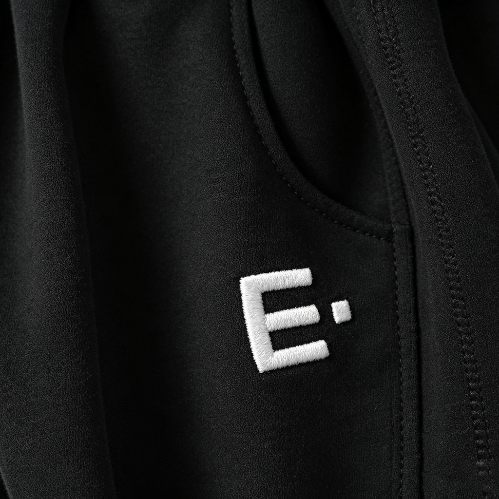 Minimalist Autumn Unisex Kids' Casual Pants, Ages 2-7 | Color: Black | Image 2