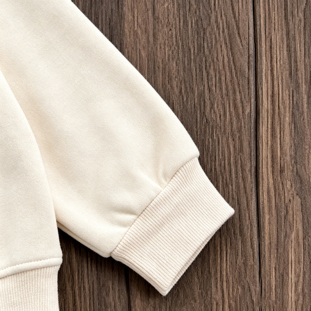 Modern Chic All-Season Casual Sporty Autumn 2-Piece Boys' Pants Suit, Ages 4-14 | Color: Beige | Image 2
