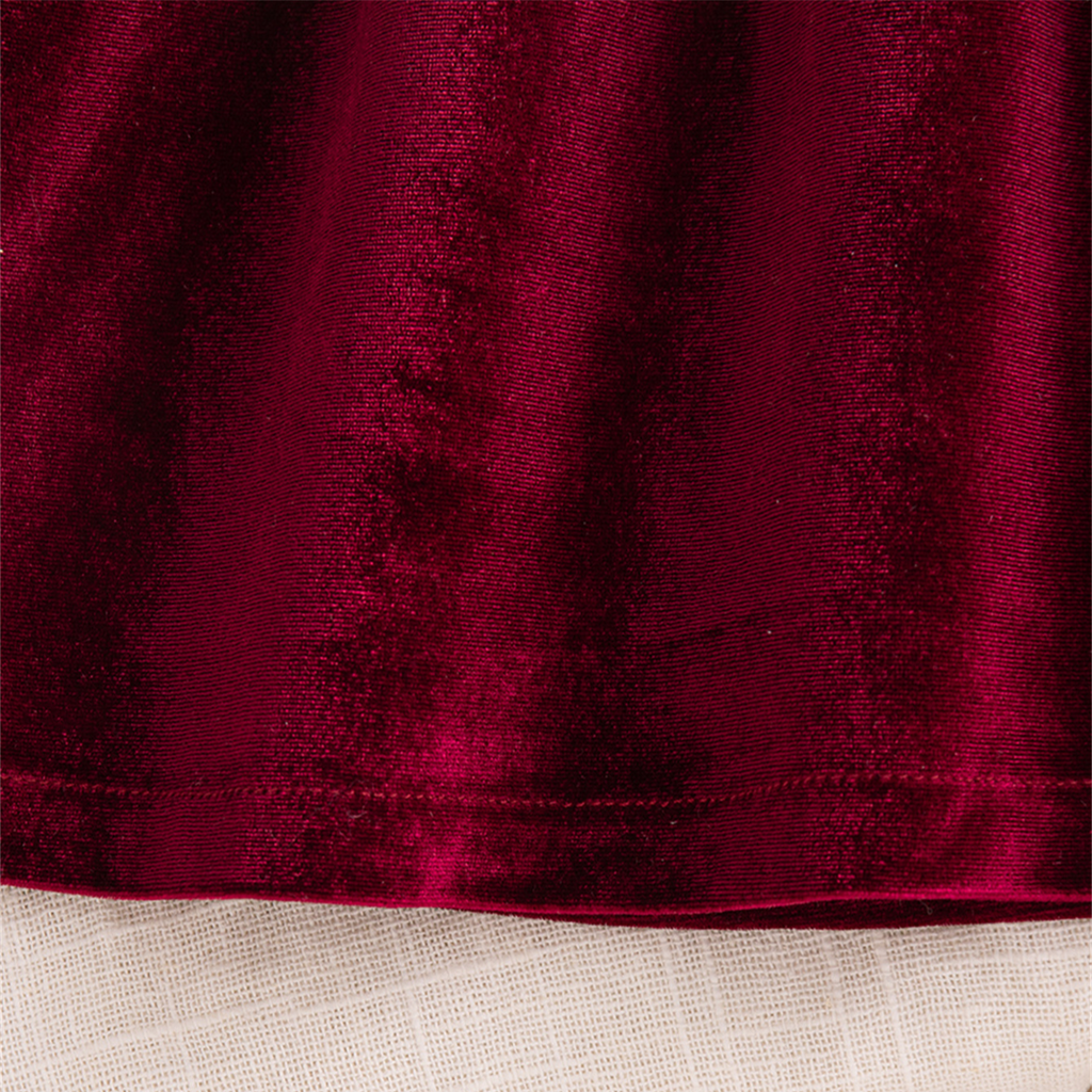 Sweet & Cute Autumn Baby Girls' Dress, Ages 3-24 Months | Color: Red | Image 3