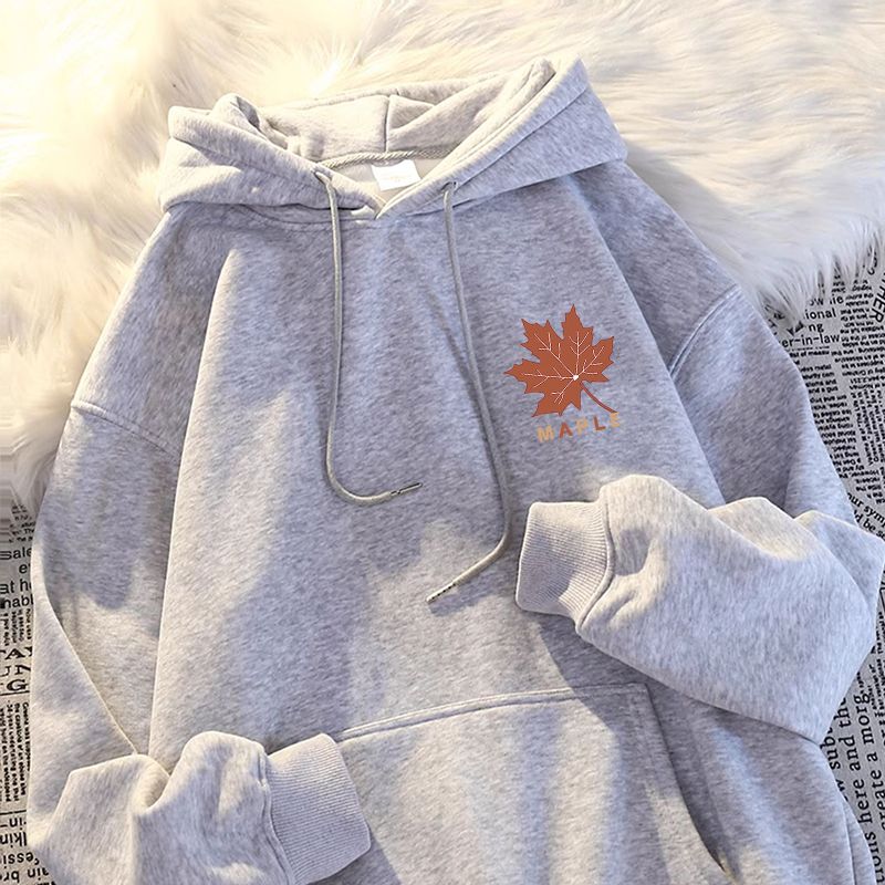 Streetwear Autumn Hoodie | Color: Grey | Image 1