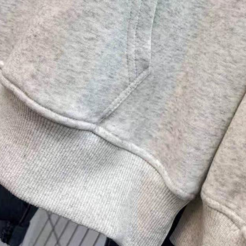 Casual Sporty Autumn Unisex Kids' Hoodie, Ages 4-14 | Color: Grey | Image 2