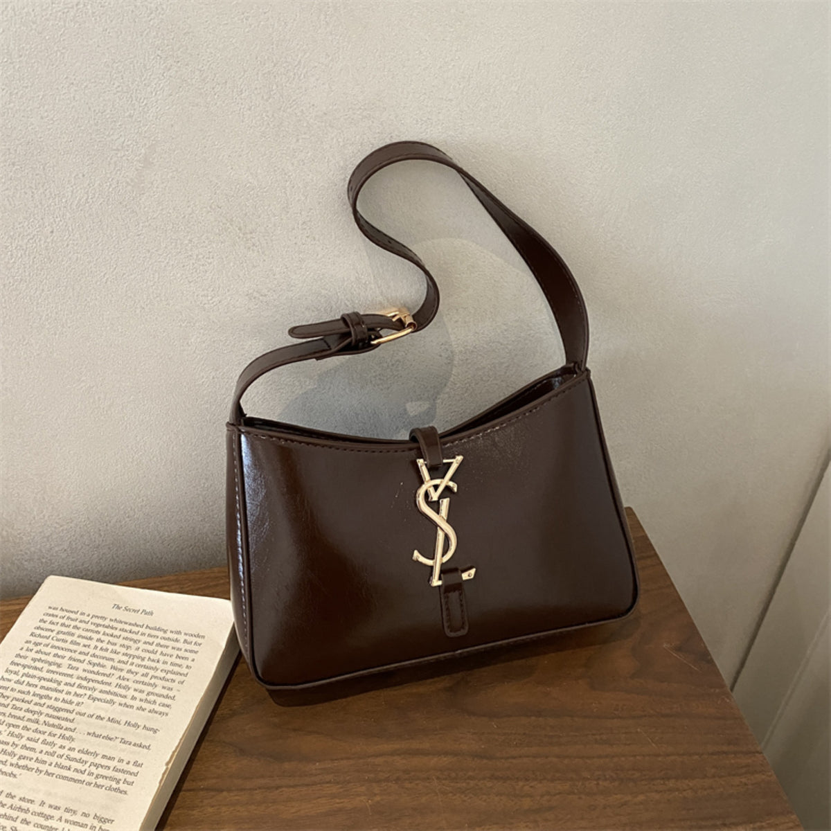 Modern Chic All-Season PU/Artificial Leather/Microfiber Leather Women's Crossbody Bags Other Bags | Color: Coffee | Image 3