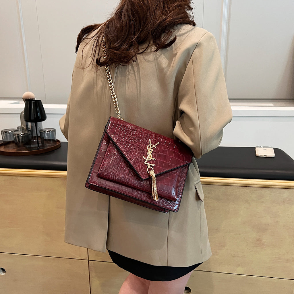 Modern Chic All-Season PU/Artificial Leather/Microfiber Leather Women's Shoulder Bags Other Bags | Color: Red | Image 1