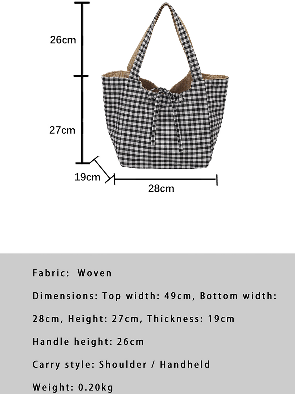 Modern Chic All-Season PU/Artificial Leather/Microfiber Leather, PP/PVC/EVA/PE/ABS, Sequins, Tweed/ Woolen, Net, Straw/Rattan/Natural material weaving, Cloth / Textile Women's Shoulder Bags Tote Bags | Color: Black | Image 1