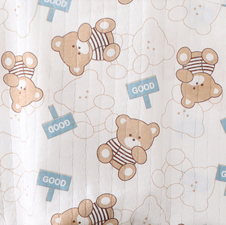 Minimalist Summer 2-Piece Girls' Pajama Set, Ages 2-7 | Color: Brown | Image 2
