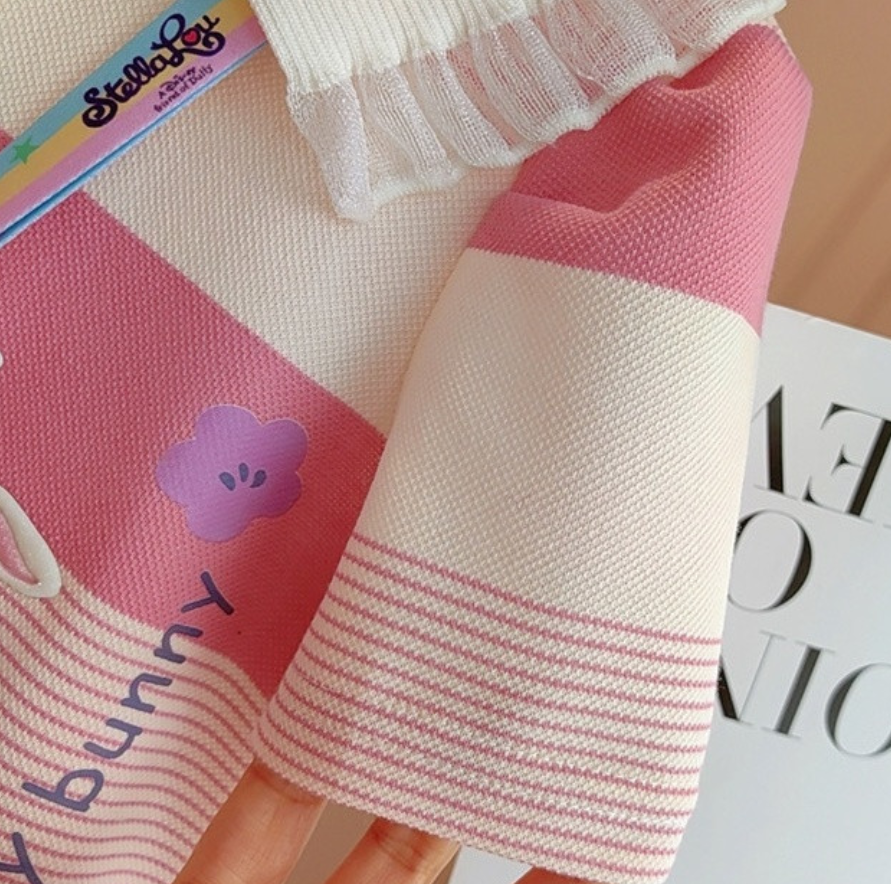 Sweet & Cute Summer Girls' Tee Dress, Ages 3-14 | Color: Pink | Image 3