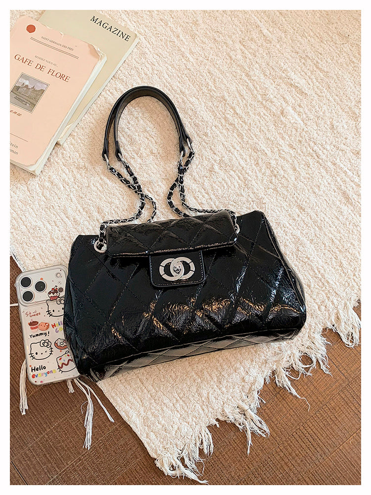 Modern Chic All-Season PU/Artificial Leather/Microfiber Leather Women's Crossbody Bags Other Bags | Color: Black | Image 2