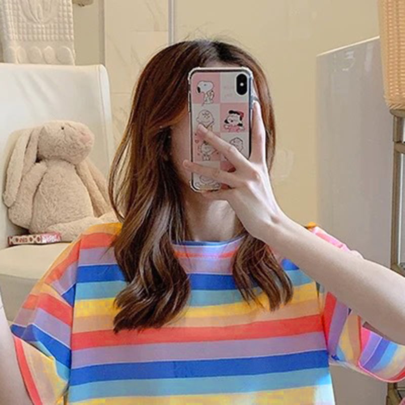 Sweet & Cute Summer Women 's Short  Sleeve Sleep Dress | Color: Style 4 | Image 2