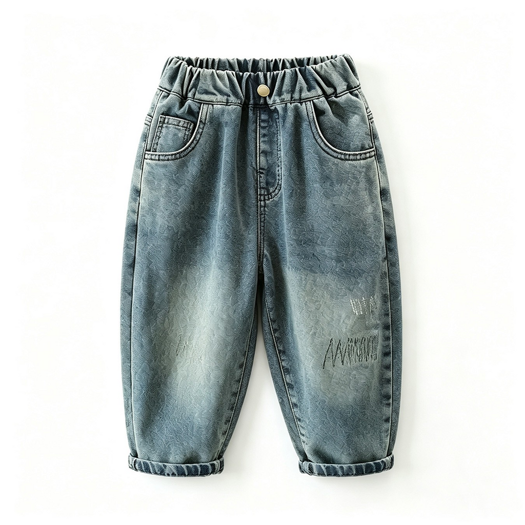 Trendy Autumn 2-Piece Boys' Pants Suit, Ages 2-9 | Color: Light Coffee | Image 2