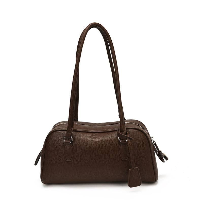 Modern Chic All-Season PU/Artificial Leather/Microfiber Leather Women's Shoulder Bags Underarm Bags | Color: Coffee | Image 2