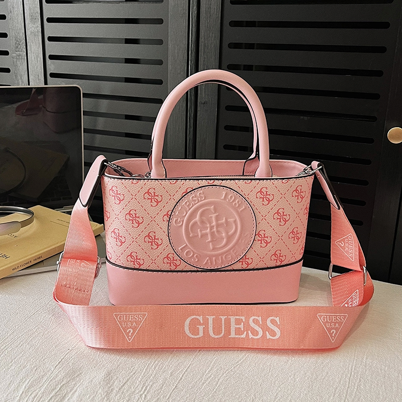 Modern Chic All-Season PU/Artificial Leather/Microfiber Leather, Cloth / Textile Women's Crossbody Bags Other Bags | Color: Pink | Image 3