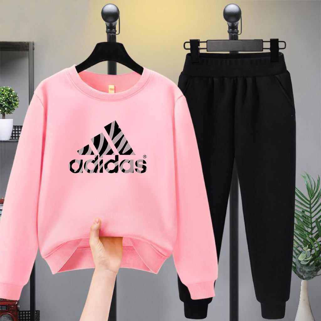 Modern Chic All-Season Minimalist Autumn 2-Piece Boys' Pants Suit, Ages 4-14 | Color: Pink | Image 1