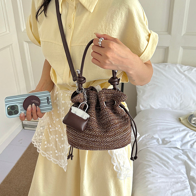 Modern Chic All-Season Cloth / Textile, PU/Artificial Leather/Microfiber Leather Women's Crossbody Bags Other Bags | Color: Coffee | Image 3