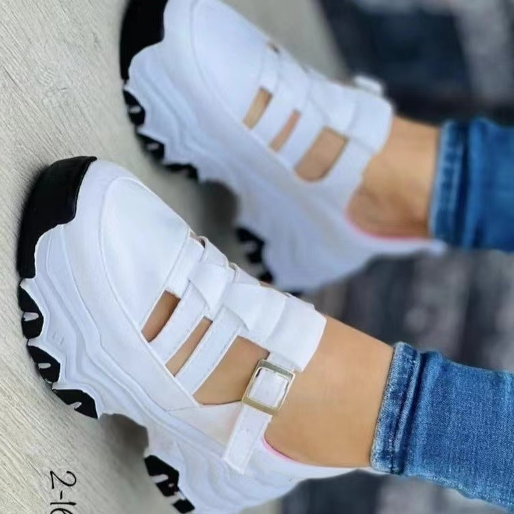 Modern Chic All-Season Velvet/Corduroy Women's Casual Shoes | Color: White | Image 2