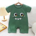 Modern Chic All-Season Minimalist Summer Unisex Baby Jumpsuit, Ages 1-12 Months | Color: Style 1 | Image 1