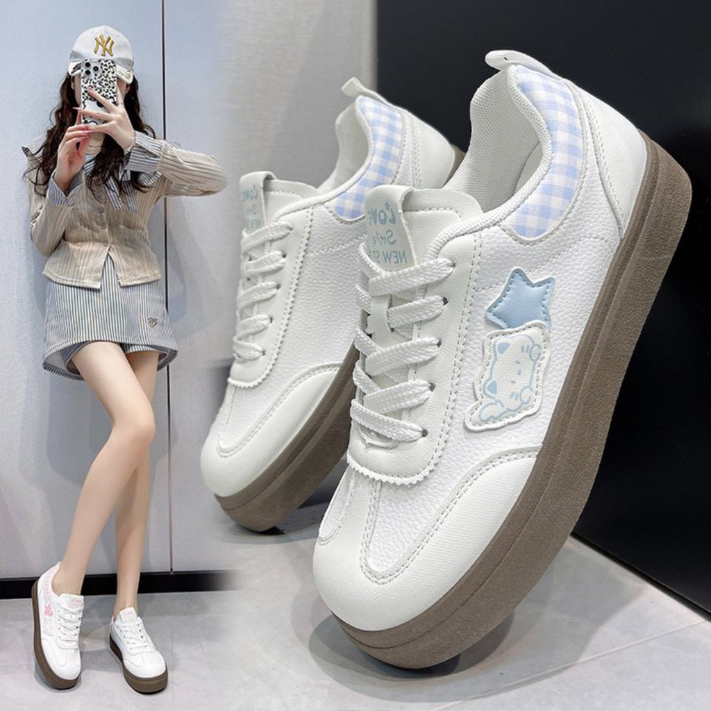 Modern Chic All-Season Others Women's Skate Shoes | Color: Blue | Image 1