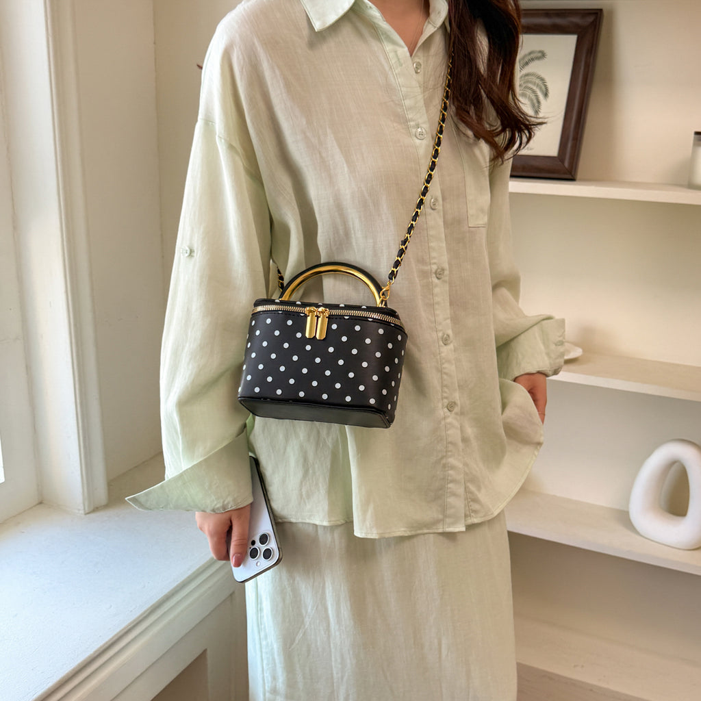 Modern Chic All-Season PU/Artificial Leather/Microfiber Leather Women's Crossbody Bags Box Bags | Color: Black | Image 2