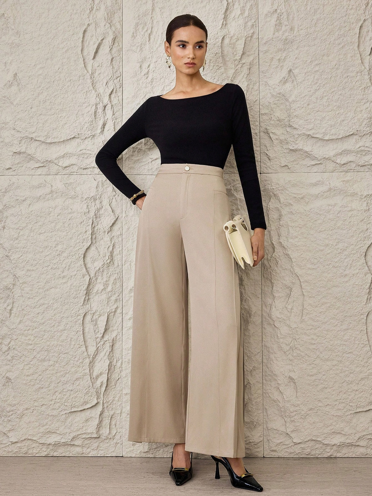 Minimalist All-Season Trousers | Color: As the Picture | Image 1
