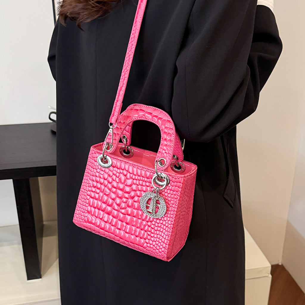 Modern Chic All-Season PU/Artificial Leather/Microfiber Leather Women's Handbags Other Bags | Color: Pink | Image 3
