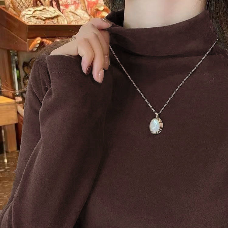 Minimalist Winter T-Shirt | Color: Coffee | Image 1