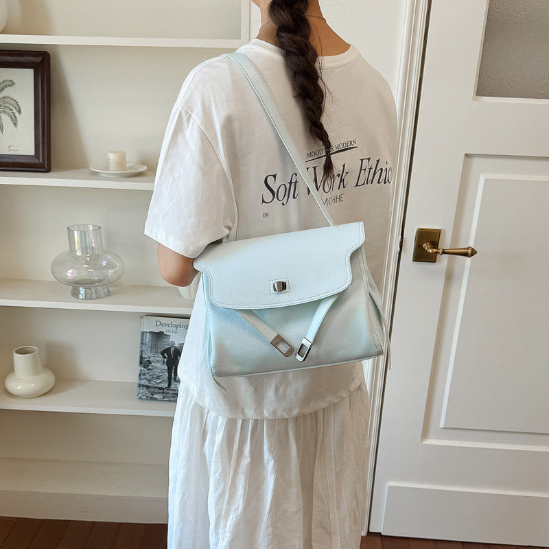 Modern Chic All-Season PU/Artificial Leather/Microfiber Leather Women's Crossbody Bags Other Bags | Color: Blue | Image 1