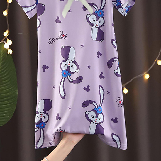 All-Season Sweet & Cute Summer Girls' Sleep Dress, Ages 2-11 | Color: Style 2 | Image 2