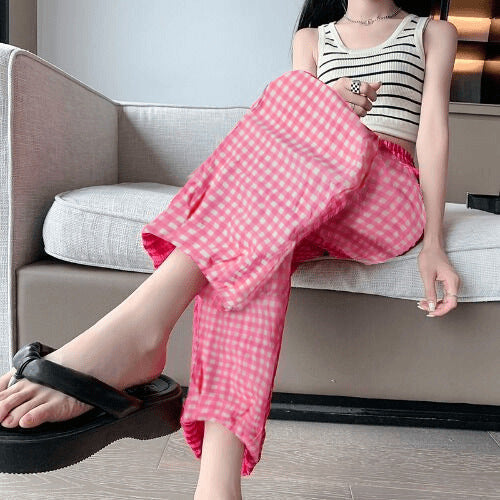 Minimalist All-Season Women 's Sleep Bottom | Color: Style 4 | Image 1