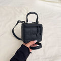 Modern Chic All-Season PU/Artificial Leather/Microfiber Leather Women's Handbags Other Bags | Color: Black | Image 1