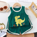 Casual Sporty Summer 2-Piece Baby Boys' Pants Suit, Ages 1-24 Months | Color: Style 1 | Image 1