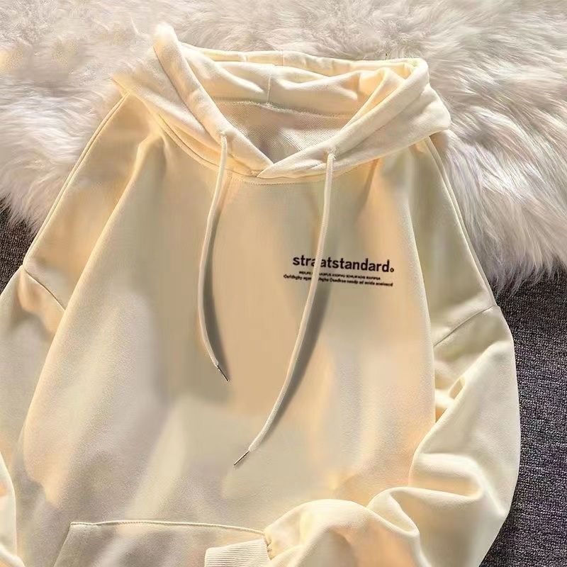 Streetwear Autumn Hoodie | Color: Apricot | Image 1
