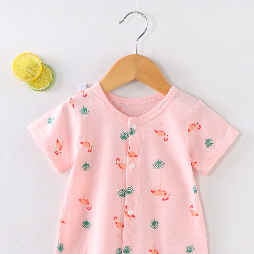 Minimalist Summer Unisex Baby Jumpsuit, Ages 1-24 Months | Color: Style 1 | Image 3