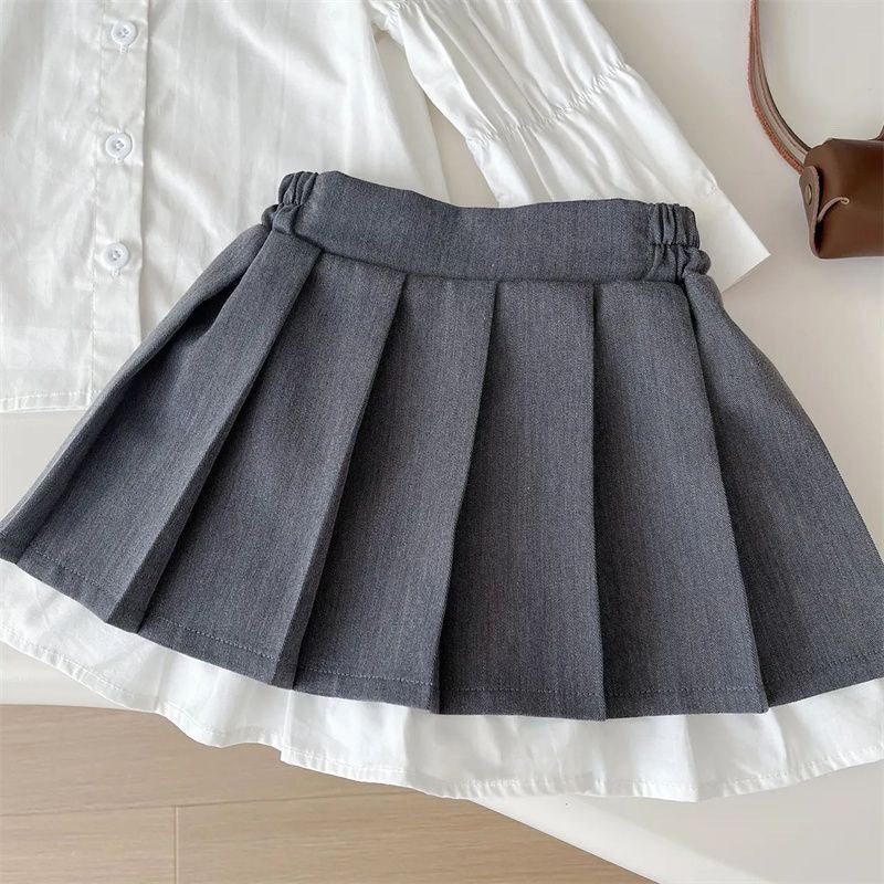 Preppy Winter 3-Piece Girls' Dress Suit, Ages 2-7 | Color: As the Picture | Image 2