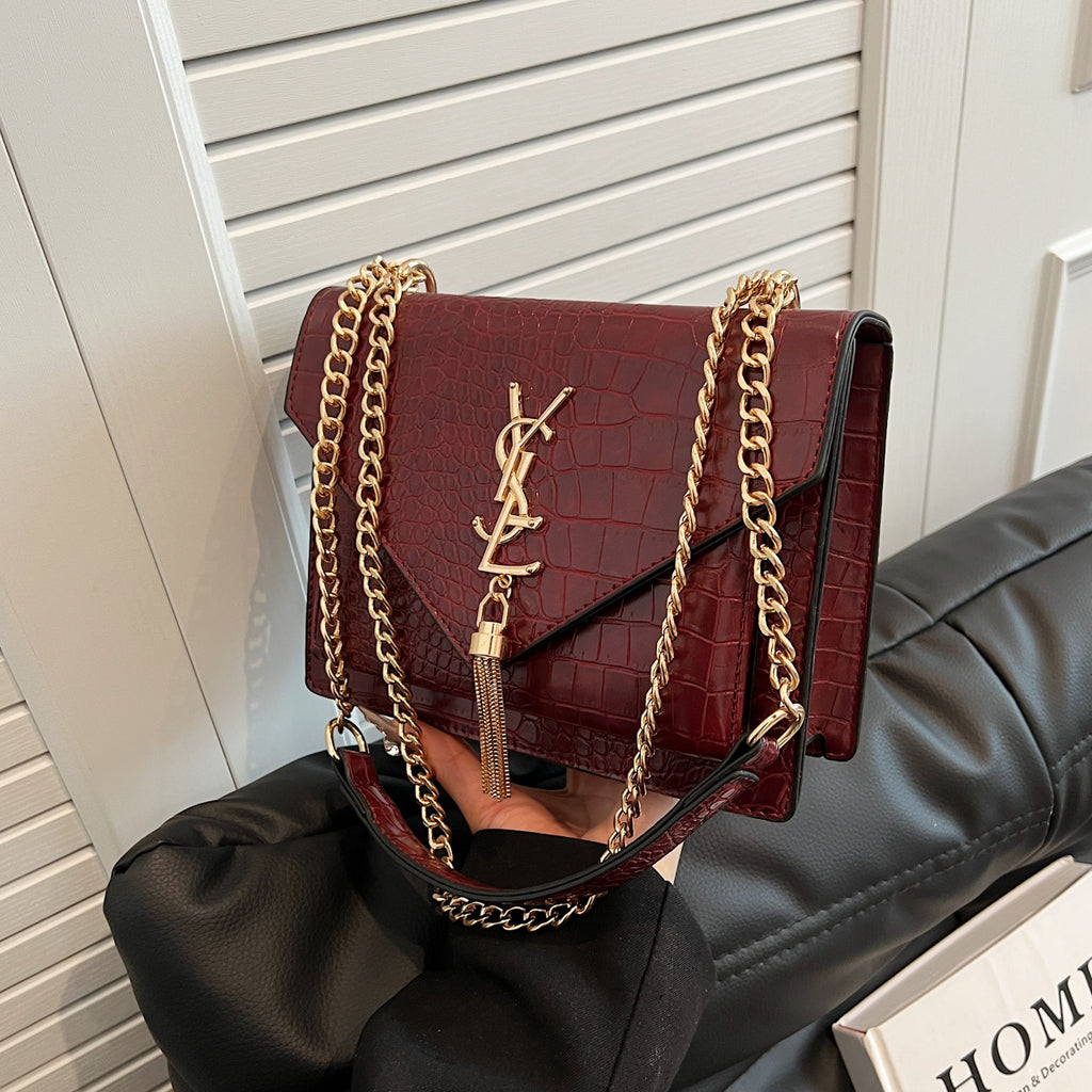 Modern Chic All-Season PU/Artificial Leather/Microfiber Leather Women's Shoulder Bags Other Bags | Color: Red | Image 3