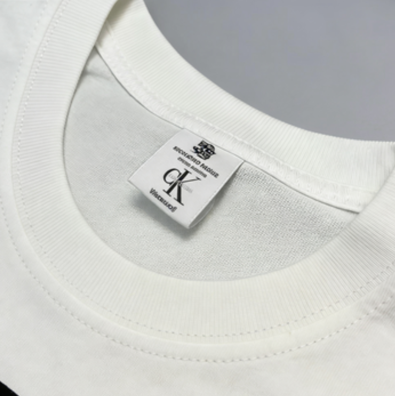 Modern Chic All-Season Minimalist Summer Boys' T-Shirt, Ages 2-13 | Color: White | Image 2