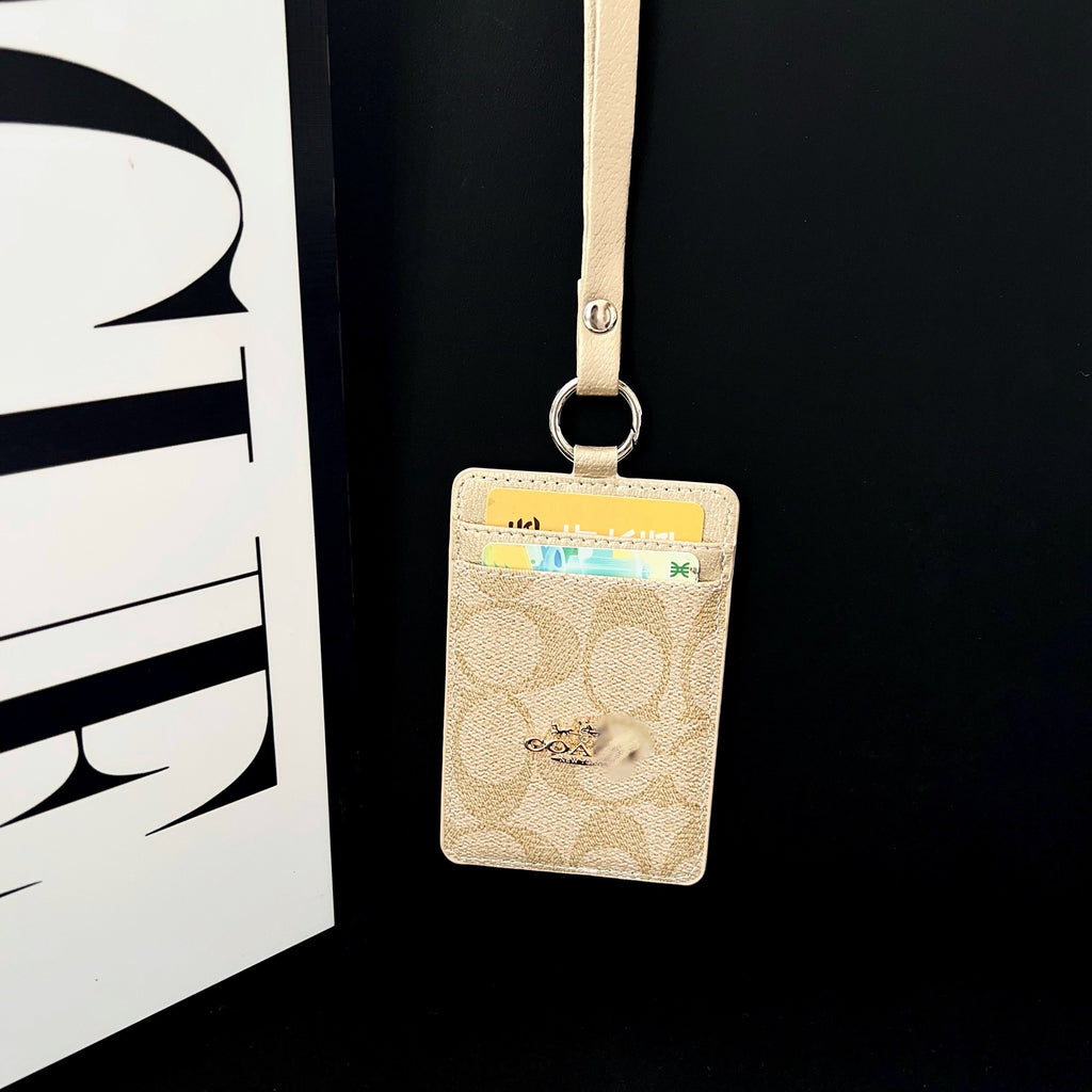 Modern Chic All-Season PU/Artificial Leather/Microfiber Leather Women's Functional Bags Card Pack | Color: Khaki | Image 1