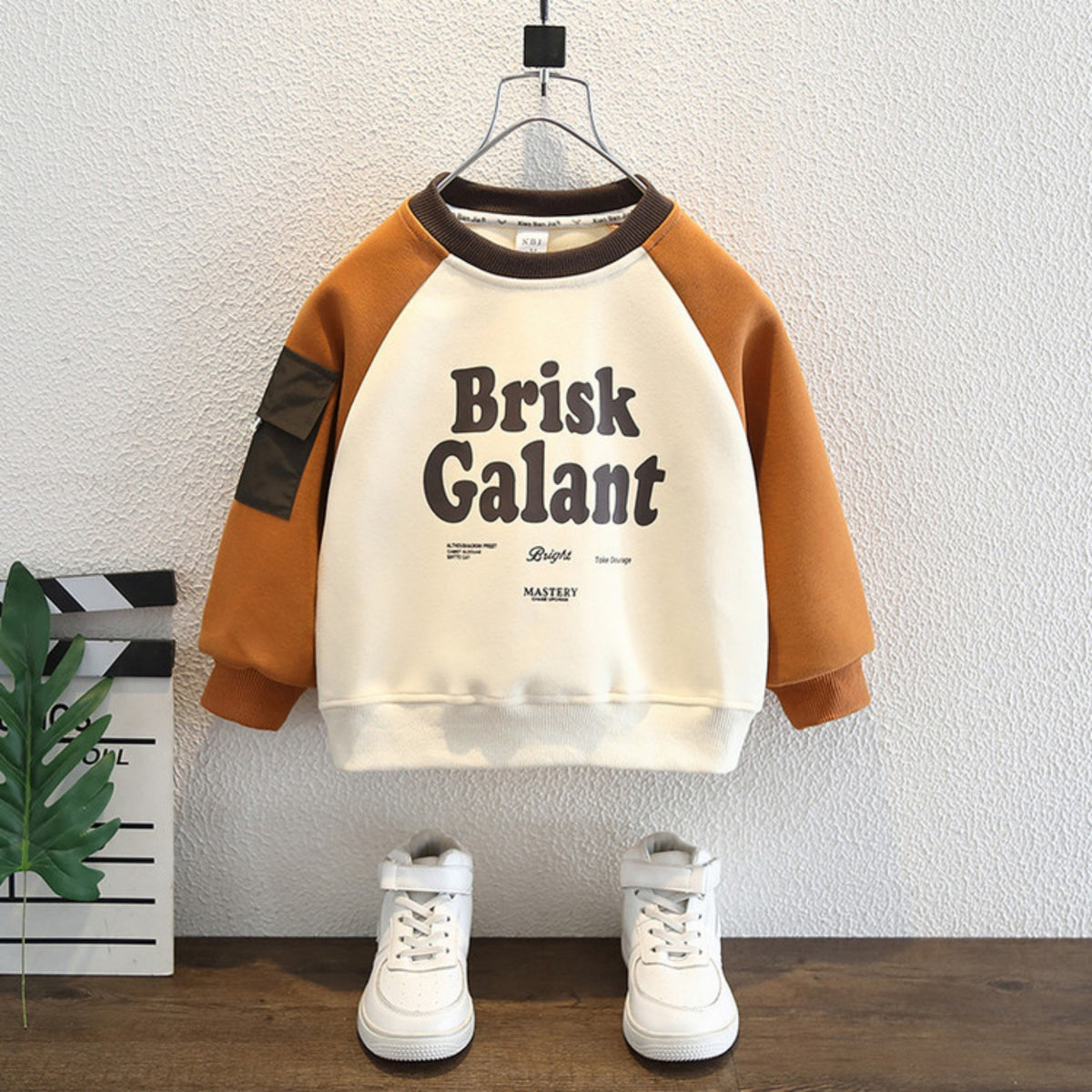 Casual Sporty Spring Boys' Sweatshirt, Ages 3-11 | Color: As the Picture | Image 1