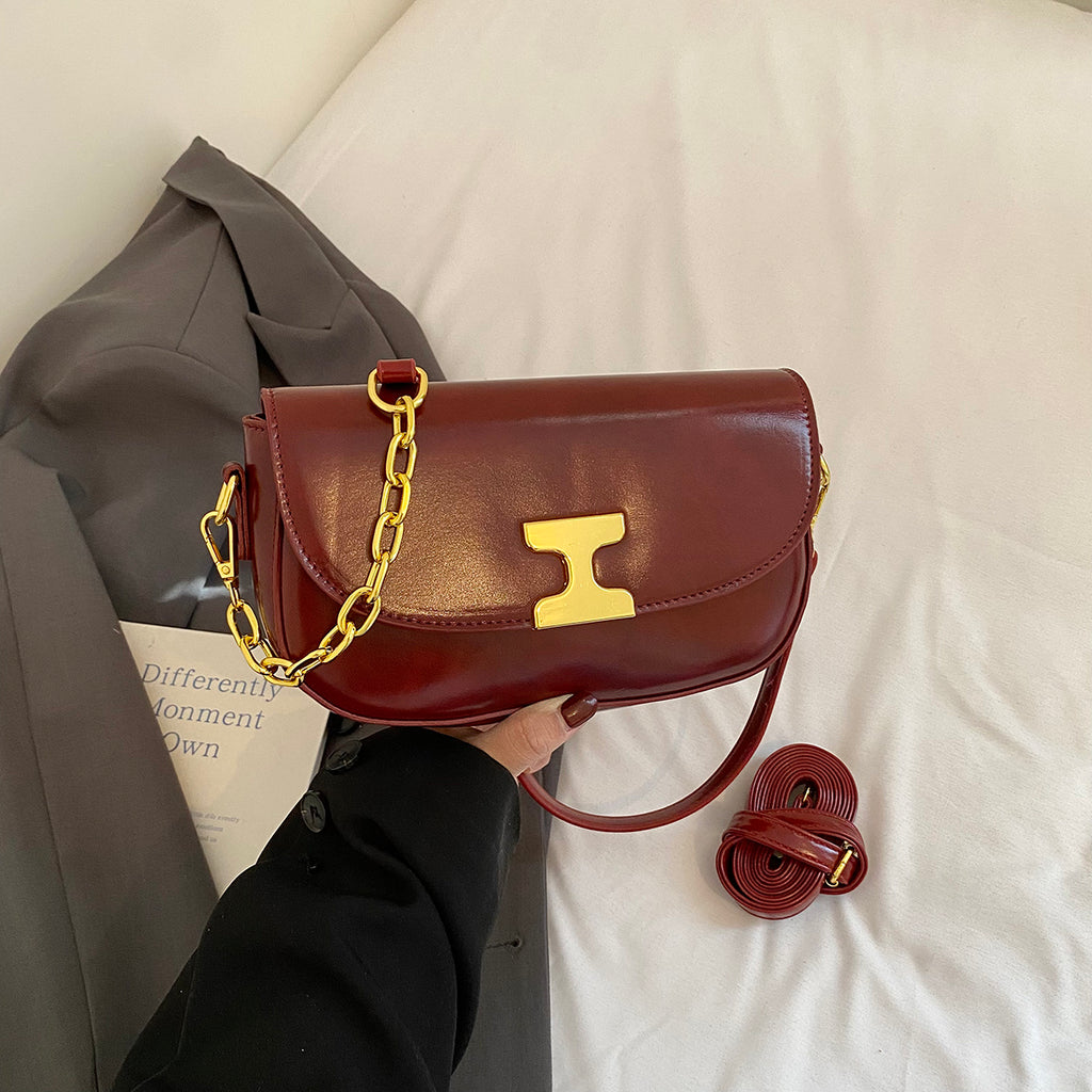 Modern Chic All-Season PU/Artificial Leather/Microfiber Leather Women's Shoulder Bags Other Bags | Color: Red | Image 1