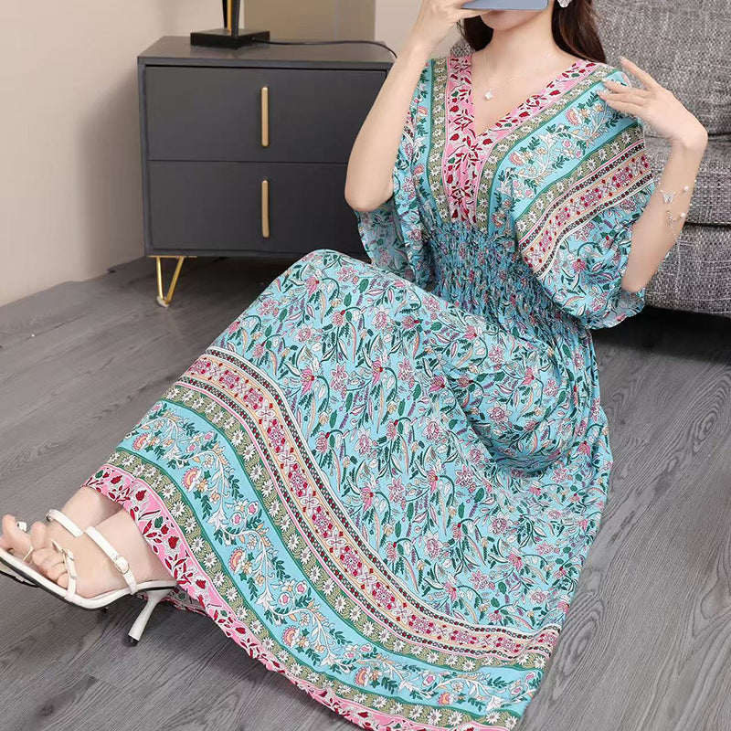 Modest Summer A-Line Dress | Color: Style 1 | Image 1