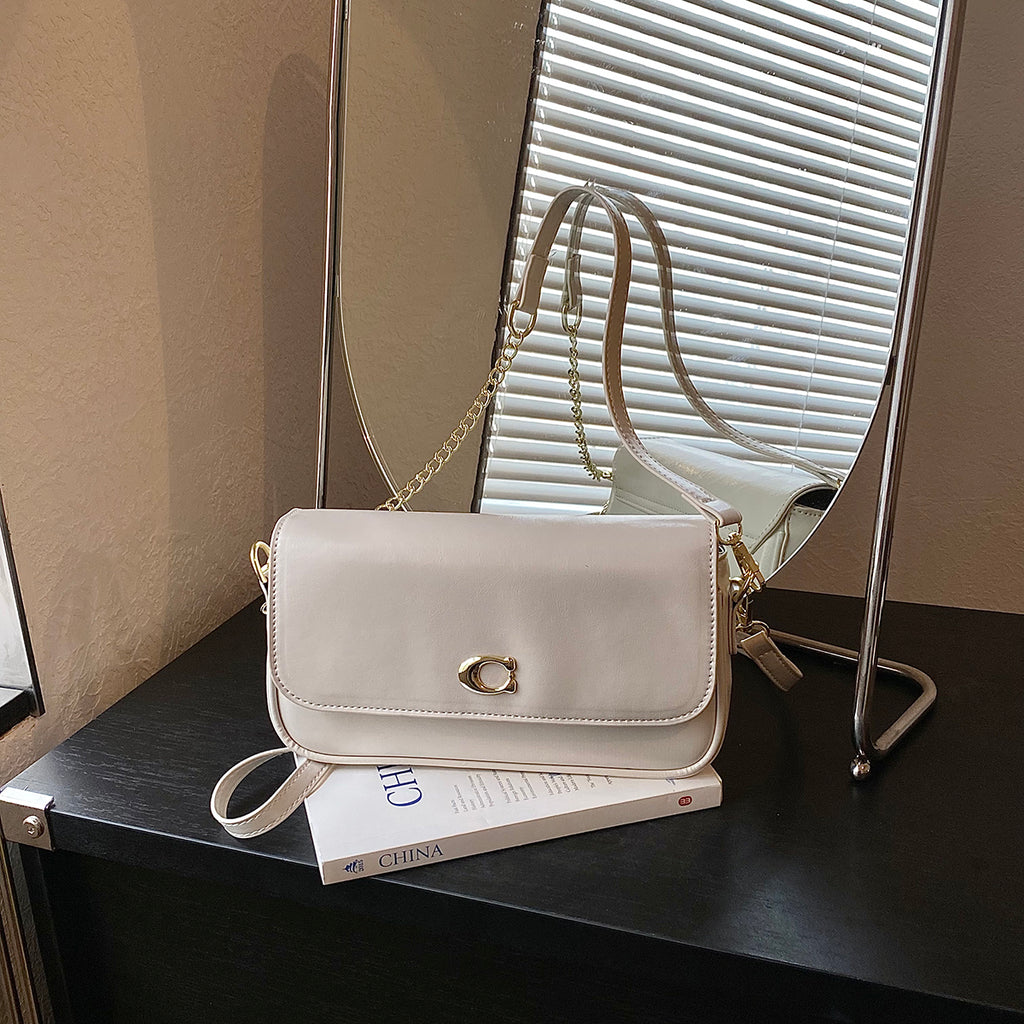 Modern Chic All-Season PU/Artificial Leather/Microfiber Leather Women's Handbags Other Bags | Color: Khaki | Image 1