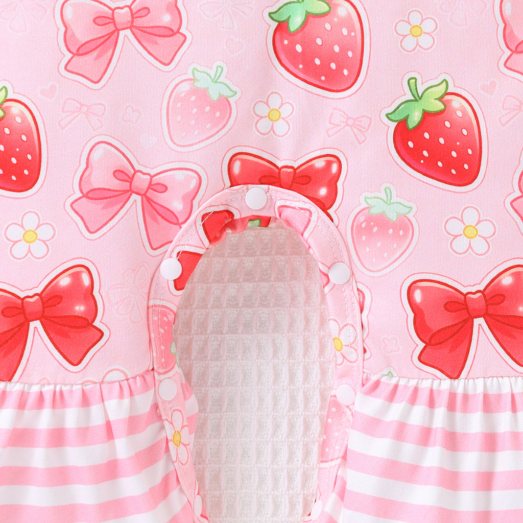 Trendy Autumn Baby Girls' Jumpsuit, Ages 0-6 Months | Color: Light Pink | Image 2