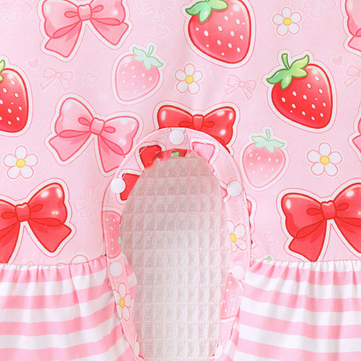 Trendy Autumn Baby Girls' Jumpsuit, Ages 0-6 Months | Color: Light Pink | Image 2