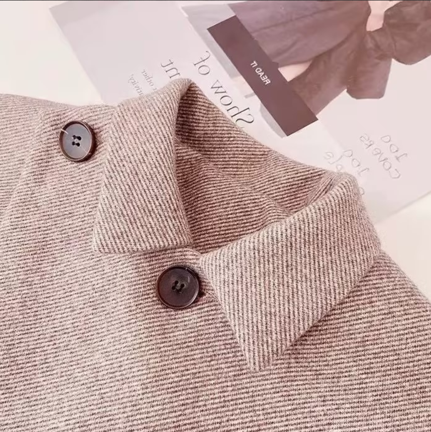 Elegant Winter 2-Piece Girls' Dress Suit, Ages 2-7 | Color: Grey | Image 3