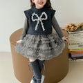 Sweet & Cute Winter 2-Piece Girls' Dress Suit, Ages 2-9 | Color: Grey | Image 1