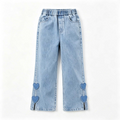 Minimalist Autumn Baby Girls' Pants, Ages 9-24 Months | Color: Blue | Image 1